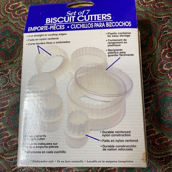 / Progressive Canape Biscuit Cutter Set of 7 NEW - Picture 5 of 5